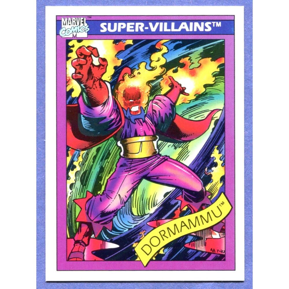 1990 Marvel Universe Card #69 Dormamu